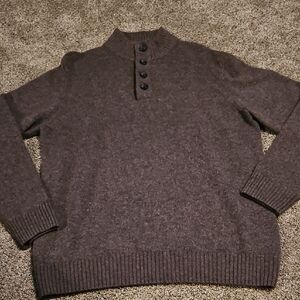 TELLURIDE CLOTHING CO. MENS LAMB WOOL SWEATER SIZE LARGE